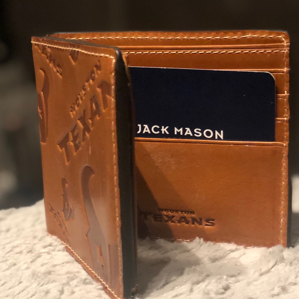 Jack Mason NFL Houston Texans Leather Wallet